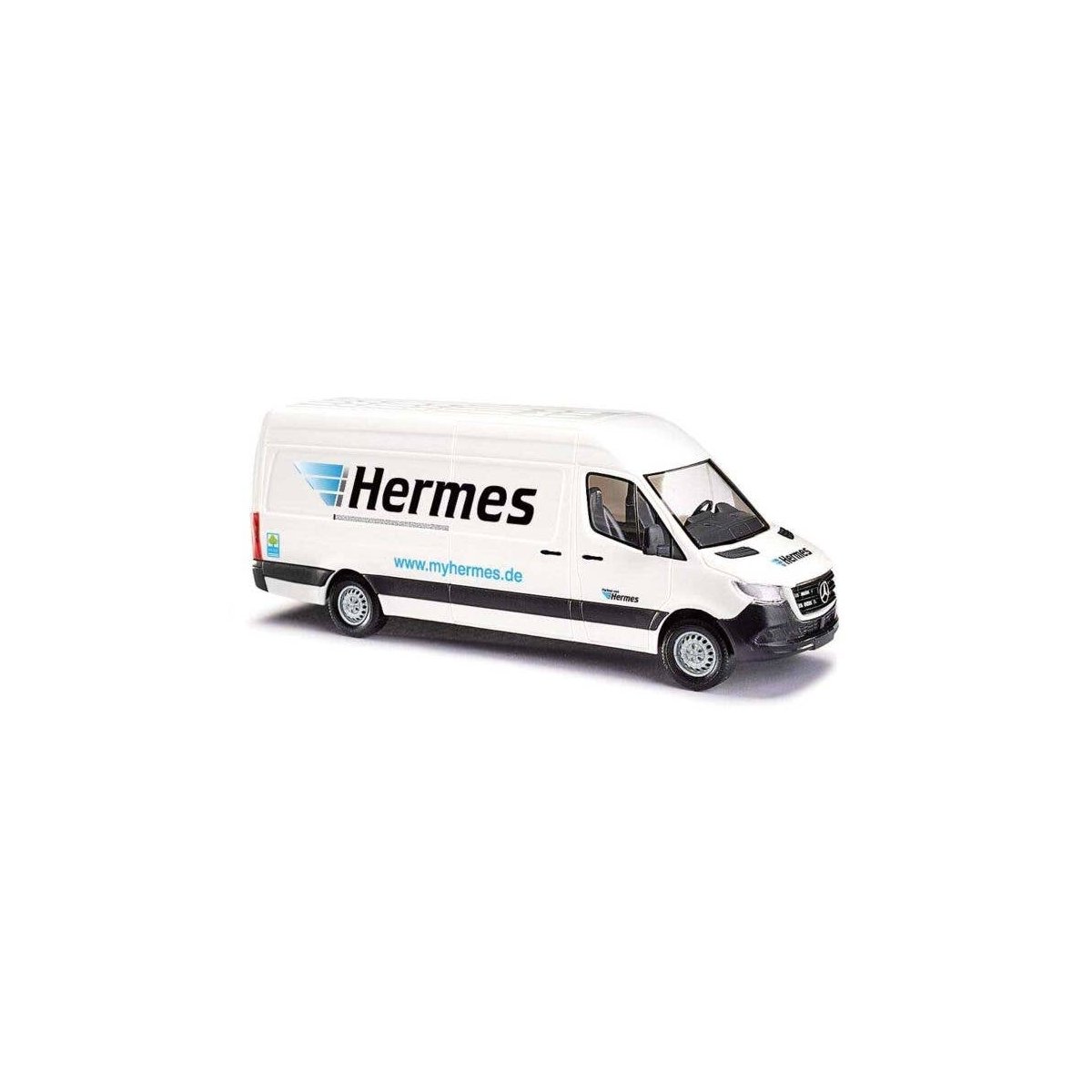 2014 Mercedes-Benz Sprinter Long-Wheelbase High-Roof Passenger Van - Assembled -- Hermes (white, blue, black, German Lettering),