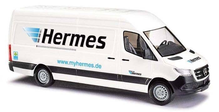 2014 Mercedes-Benz Sprinter Long-Wheelbase High-Roof Passenger Van - Assembled -- Hermes (white, blue, black, German Lettering),