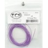 32-Gauge Wire - 10′ 3.05m Roll -- Violet (Purple), All Scales, Train Control Systems 1214