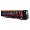 VanHool CX-45 Motorcoach Bus - Assembled -- Academy Bus Lines (black, red, Passenger Car Graphics), HO, Iconic Replicas 870405