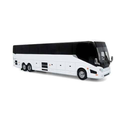 2022 Prevost H3-45 Coach - Assembled -- Painted, Unlettered (white, black), HO, Iconic Replicas 870423
