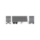26′ Can-Car Dry Van Trailer - Assembled -- Canada Cartage 8H0394 (silver, blue, white, red), HO, Rapido Trains Inc 403087