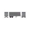 26′ Can-Car Dry Van Trailer - Assembled -- Canada Cartage 8H0394 (silver, blue, white, red), HO, Rapido Trains Inc 403087