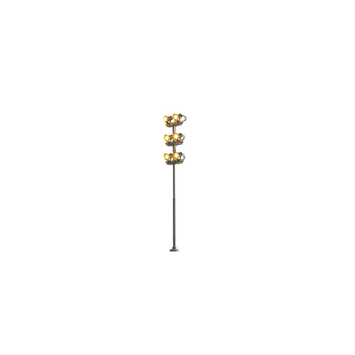 Single 6-Spot Floodlight -- 6-3/32′ 155mm, HO, Brawa Modellspielwaren 84110
