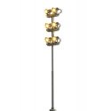 Single 6-Spot Floodlight -- 6-3/32′ 155mm, HO, Brawa Modellspielwaren 84110