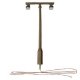Just Plug(TM) -- Twin Lamp Post pkg(3), HO, Woodland Scenics 5676