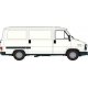 1982 Fiat Ducato Cargo Van - Assembled -- White, HO, Brekina Automodelle 34916