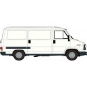 1982 Fiat Ducato Cargo Van - Assembled -- White, HO, Brekina Automodelle 34916