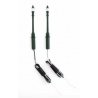 LED Streetlight 2-Pack -- Cast Iron Column, HO, Walthers SceneMaster 4800