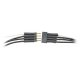 Micro Connector Set (1 Male, 1 Female) -- 4-Pin Linear Array w/6′ 32-Gauge Wires (3, All Scales, Train Control Systems 1491
