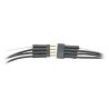 Micro Connector Set (1 Male, 1 Female) -- 4-Pin Linear Array w/6′ 32-Gauge Wires (3, All Scales, Train Control Systems 1491
