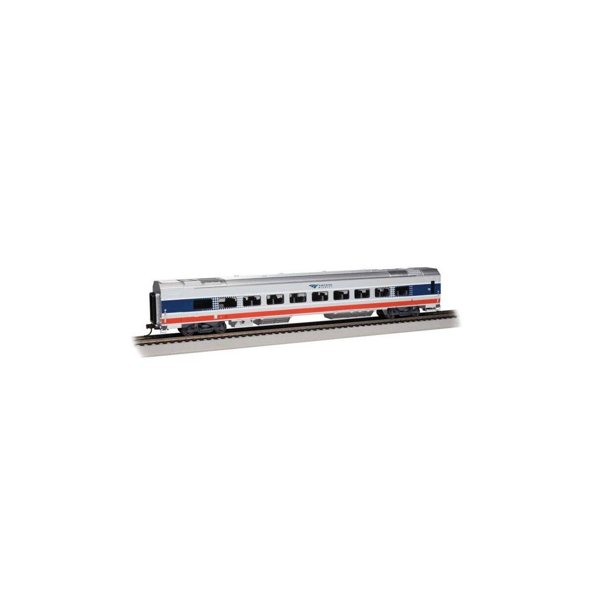 Siemens Venture Coach - Amtrak Version - Ready to Run -- Amtrak 4015 (Midwest Scheme, silver, blue, red, white), HO, Bachmann In