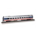 Siemens Venture Coach - Amtrak Version - Ready to Run -- Amtrak 4015 (Midwest Scheme, silver, blue, red, white), HO, Bachmann In