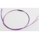 2-Pin Micro Connector -- With 6` 15.2cm Purple Wires .098 x .06 x .12`, All Scales, Train Control Systems 1522