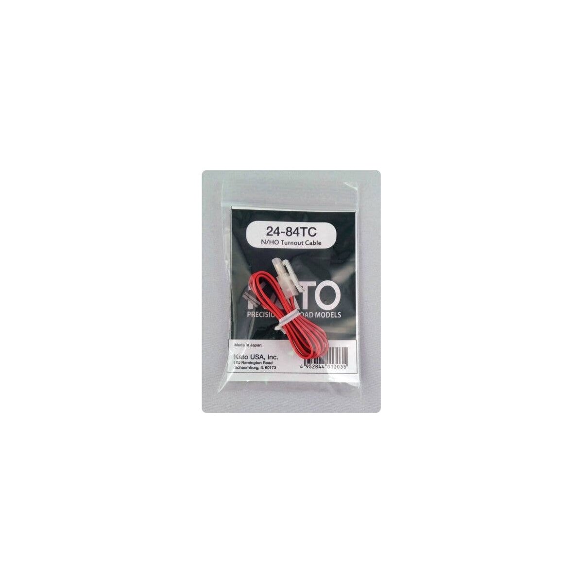 Replacement Turnout Cable -- Fits 381-20220, 20221, 20222, 2860, 2861, All Scales, Kato USA Inc 2484TC