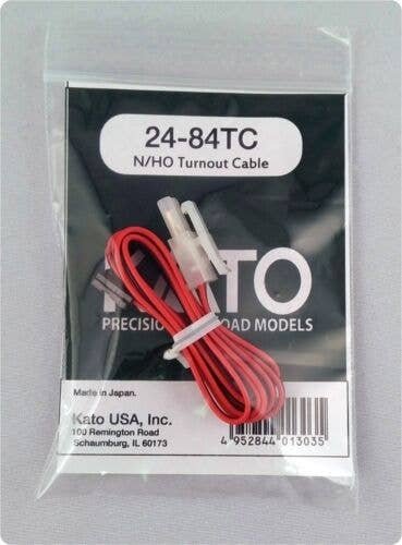 Replacement Turnout Cable -- Fits 381-20220, 20221, 20222, 2860, 2861, All Scales, Kato USA Inc 2484TC
