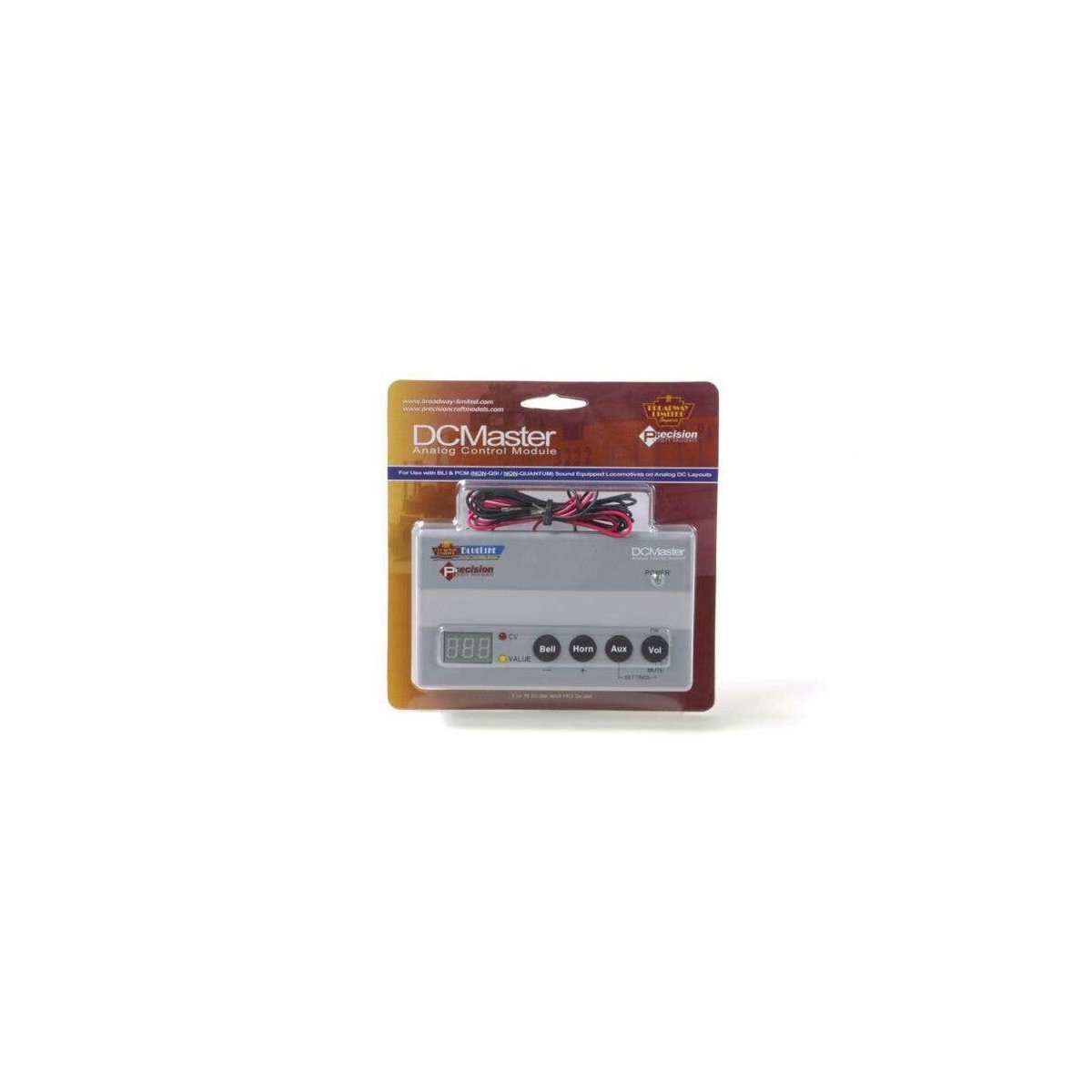 DCMaster Analog Control Module -- For Paragon 2, Blue Line & LokSound Models, All Scales, Broadway Limited Imports 1011