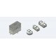 Modular Speaker Baffle Set for Twin Sugar Cube Speakers -- 28mm 20x40mm and 16x35mm baff, All Scales, LokSound By ESU 50340