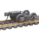Arch Bar Fully Sprung Metal Trucks w/Whisker(R) Couplers - Kit -- Code 110 (.110`) 33` Ribb, HO, Kadee Quality Products 503