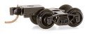 Freight Car Trucks 1 Pair -- Dalman 2-Level (Talgo Style w/Knuckle Coupler), N, Micro Trains Line 302162
