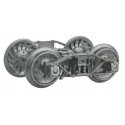 Arch Bar Fully Sprung Metal Trucks -- 33′ Ribbed-Back All-Metal Non-Magenetic Wheels - 1 Pai, G, Kadee Quality Products 972