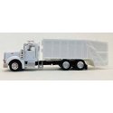 Peterbilt 367 Garbage Truck - Assembled -- White, HO, Herpa Models 6610