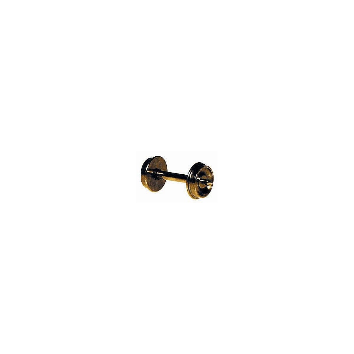 All Brass Insulated Wheel Sets pkg(100) -- 33′, HO, Intermountain Railway Company 40055