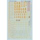 Railroad Decal Set -- CSX 50′ Outside-Braced/Exterior-Post Boxcars, HO, Microscale Industries Inc 871337