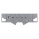 Railroad Decal Set -- The Andersons 2-Bay Panel Hopper (Gray Car), HO, Tichy Train Group 10149