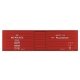 Railroad Decal Set 6-Pack -- Milwaukee Road Ribbed-Side Boxcar w/Hiawathas Slogan, HO, Tichy Train Group 100216