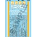 Railroad Decal Set -- Canadian Pacific Kansas City CPKC GE ET44AC Tier 4 Data Sheet, HO, Microscale Industries Inc 871542