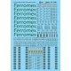 Ferrocarril Mexicano - FXE -- AutoMax Articulated Autoracks, HO, Microscale Industries Inc 871530