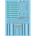 Ferrocarril Mexicano - FXE -- AutoMax Articulated Autoracks, HO, Microscale Industries Inc 871530