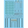 Ferrocarril Mexicano - FXE -- AutoMax Articulated Autoracks, HO, Microscale Industries Inc 871530