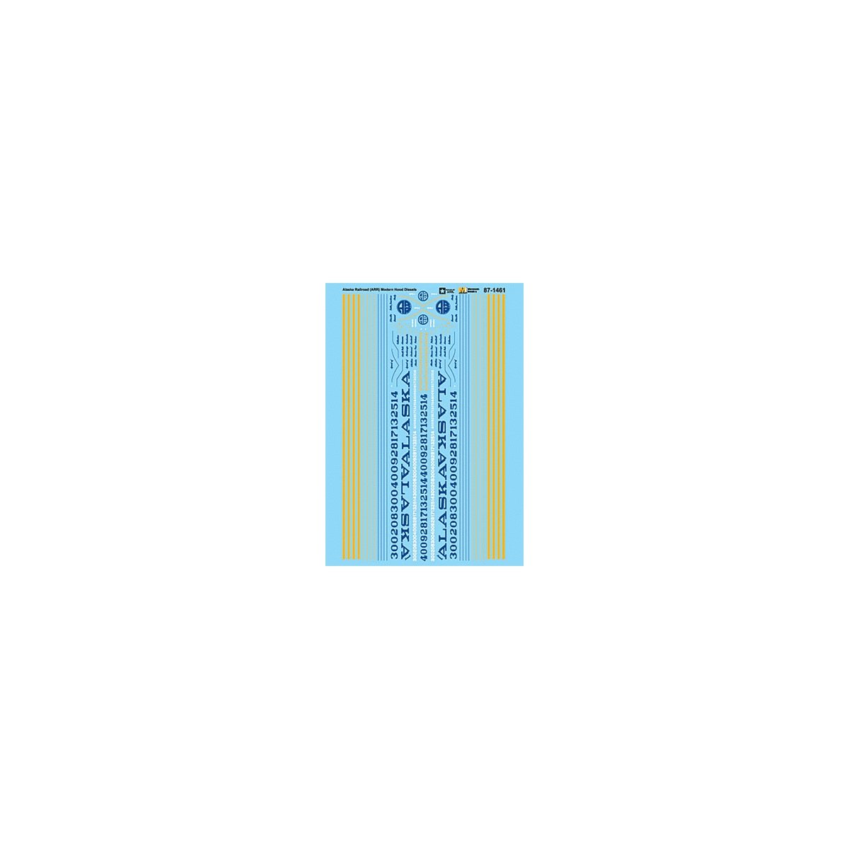 Alaska Railroad - ARR -- Modern Hood Diesel Locomotives, HO, Microscale Industries Inc 871461