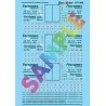 Railroad Decal Set -- Ferromex FXE 53′ Container and Chassis, HO, Microscale Industries Inc 871488