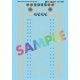Railroad Decal Set -- California Western CWR Skunk Train Passenger Cars w/Stripes, Lo, HO, Microscale Industries Inc 871469