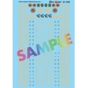 Railroad Decal Set -- California Western CWR Skunk Train Passenger Cars w/Stripes, Lo, HO, Microscale Industries Inc 871469