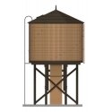 Operating Water Tower with Sound and Motorized Spout -- Assembled (brown), HO, Broadway Limited Imports 7911