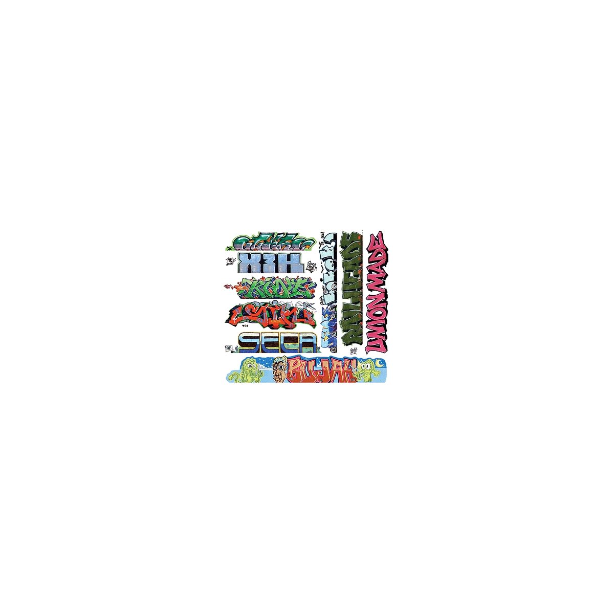 Mega Set Modern `Tagger` Graffiti Decals -- 11 pkg(9), N, Blair Line 1260