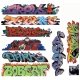 Mega Set Modern `Tagger` Graffiti Decals -- 9 pkg(9), N, Blair Line 1258