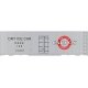 Railroad Decal Set -- Cardox CDCX Dry-Ice Reefer, HO, Tichy Train Group 10134