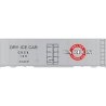 Railroad Decal Set -- Cardox CDCX Dry-Ice Reefer, HO, Tichy Train Group 10134