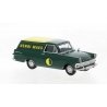 1957-1960 Opel Rekord P2 CarAVan Cargo Station Wagon - Assembled -- Henri Maes (green, yellow, French Lettering), HO, Brekina Au