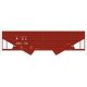 Railroad Decal Set -- Atlantic Coast Line 2-Bay Wood Hopper, HO, Tichy Train Group 10192