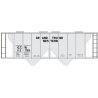 Railroad Decal Set -- Grand Trunk Western 2-Bay Covered Hopper (gray Car, Cement Car), HO, Tichy Train Group 10218