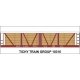 Railroad Decal Set -- Soo Line 1921 4-Vat Wood Pickle Car, HO, Tichy Train Group 10316