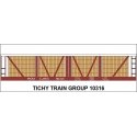 Railroad Decal Set -- Soo Line 1921 4-Vat Wood Pickle Car, HO, Tichy Train Group 10316