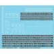 Railroad Decal Set -- Steam Locomotive Numberboards and Data (white data), HO, Tichy Train Group 10391