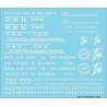 Railroad Decal Set -- Delaware & Hudson Roadname Set (white), HO, Tichy Train Group 10409